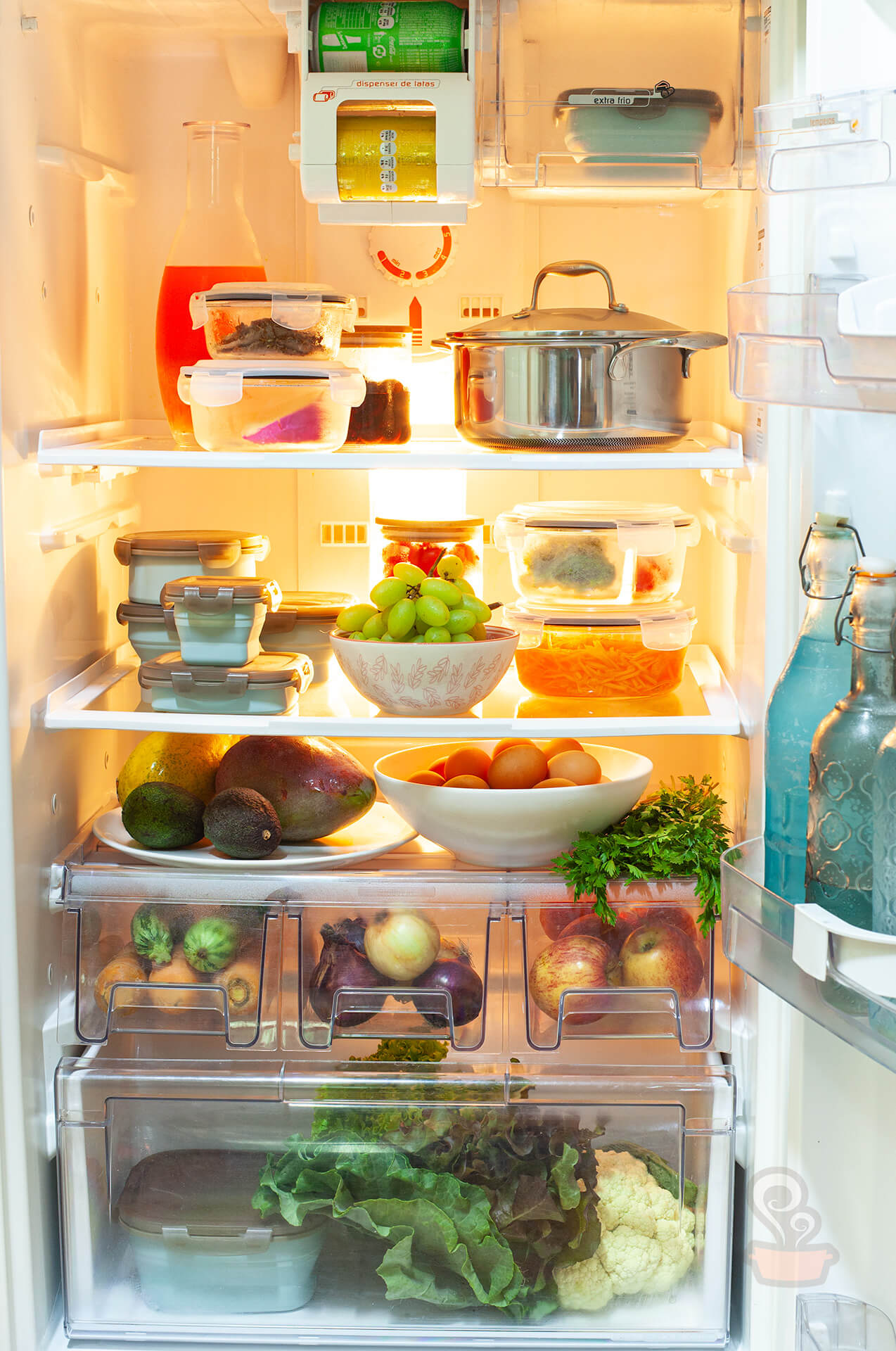 Como organizar a sua geladeira - foto: naminhapanela.com