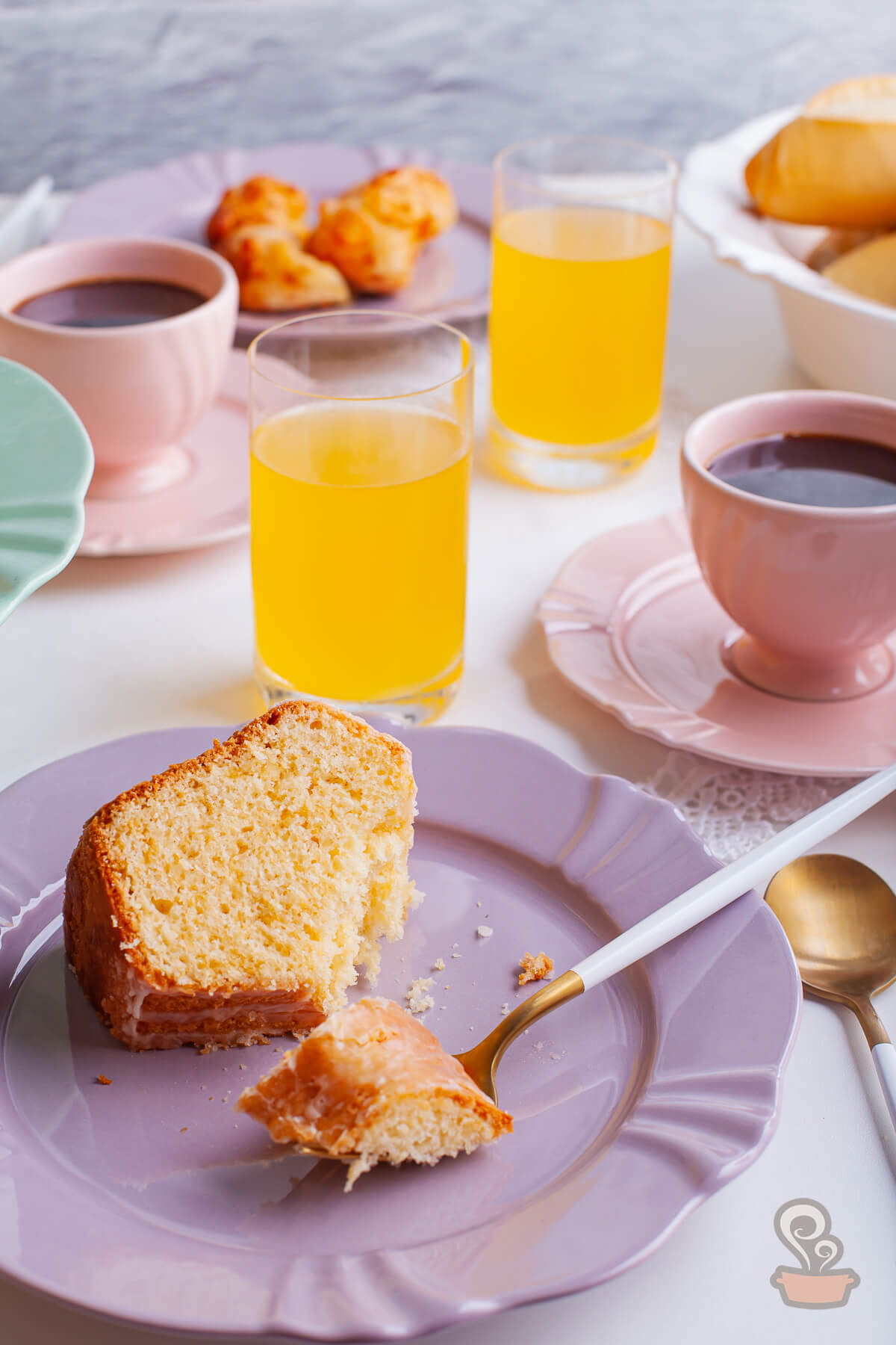 Bolo de laranja super fofinho - foto: naminhapanela