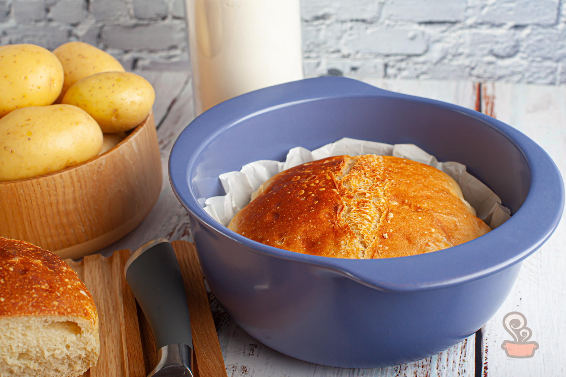 Pão de batata de longa fermentação - foto: naminhapanela.com