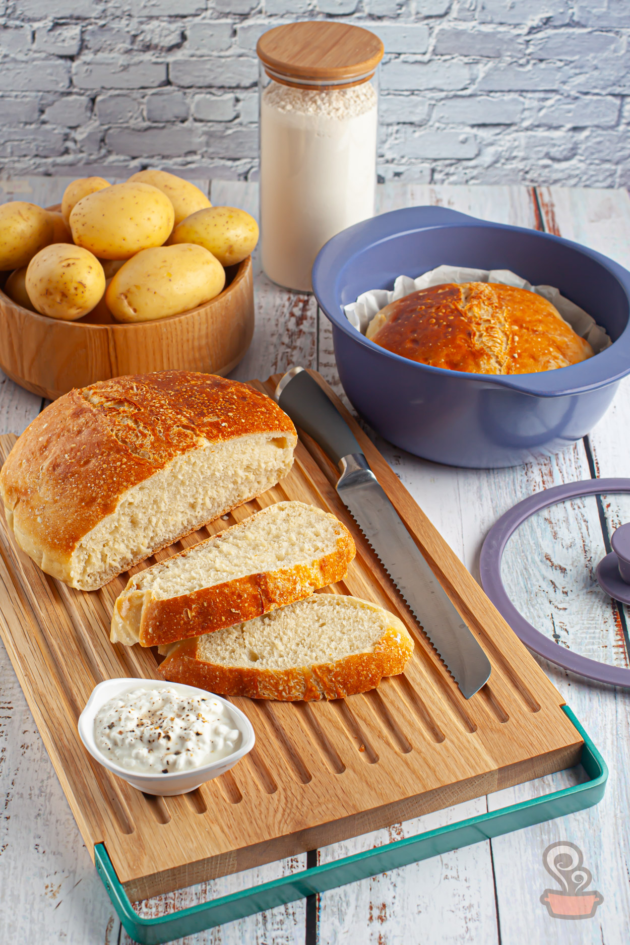 Pão de batata de longa fermentação - foto: naminhapanela.com