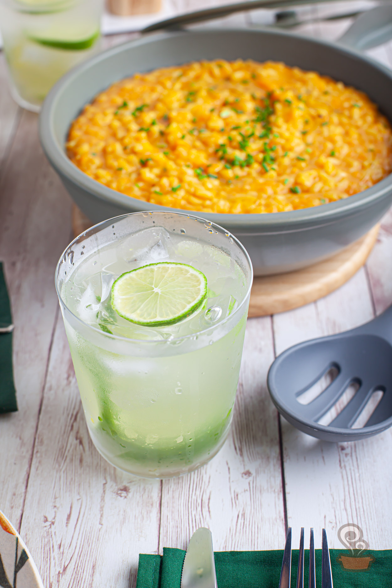 Risoto de abóbora com carne seca - foto: naminhapanela.com