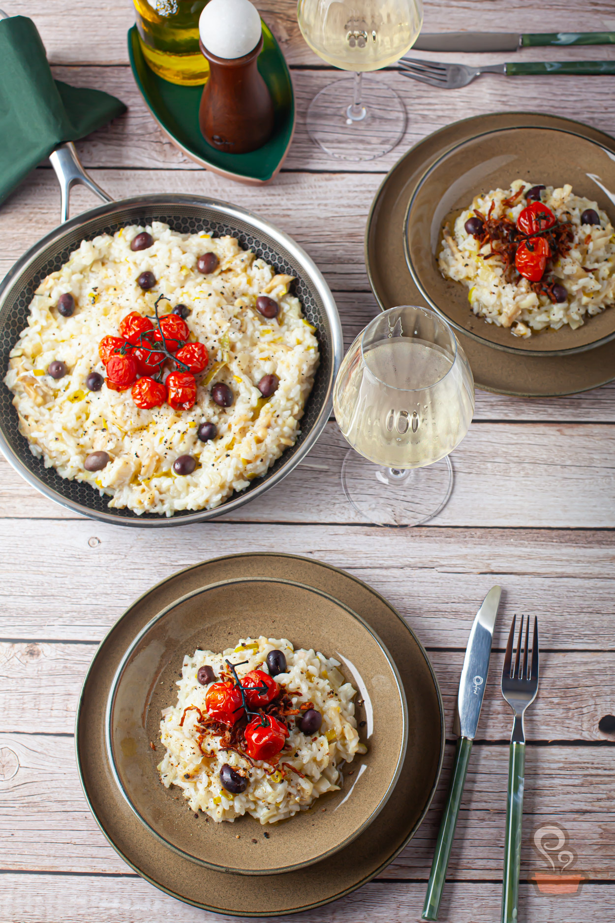 Risoto de bacalhau - foto: naminhapanela.com