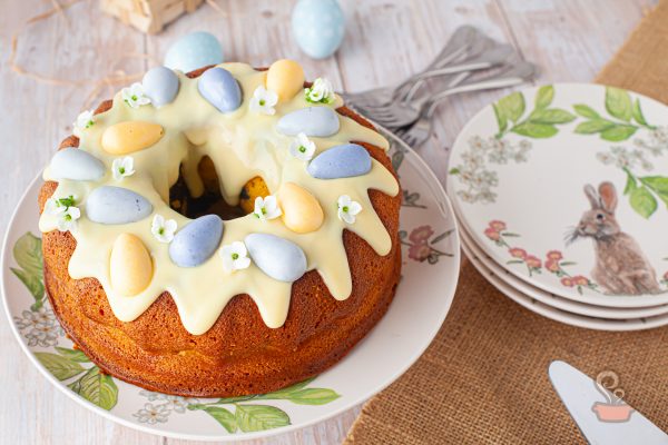 Bolo de cenoura mesclado: foto: naminhapanela