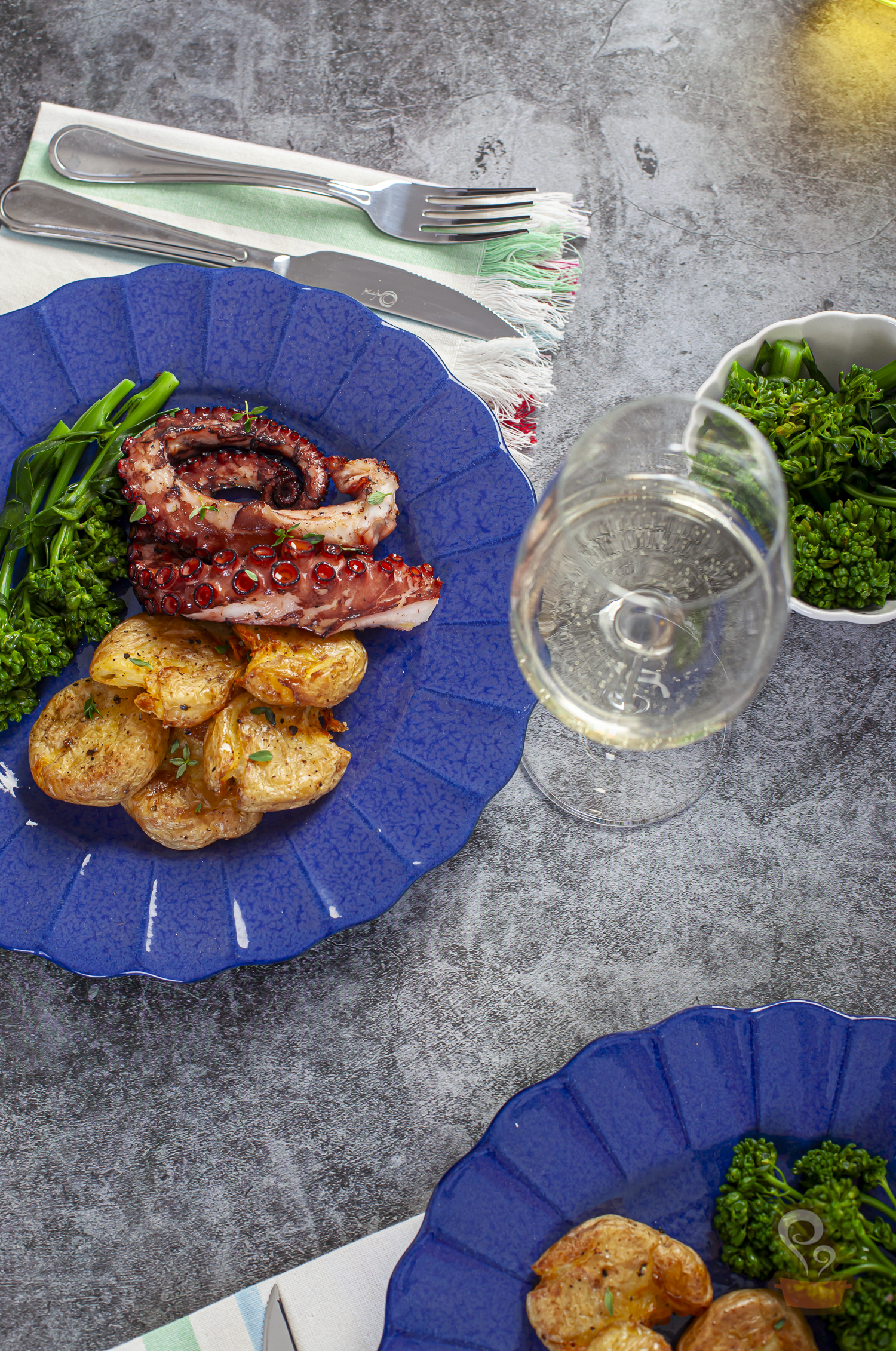 Polvo com batatas ao murro