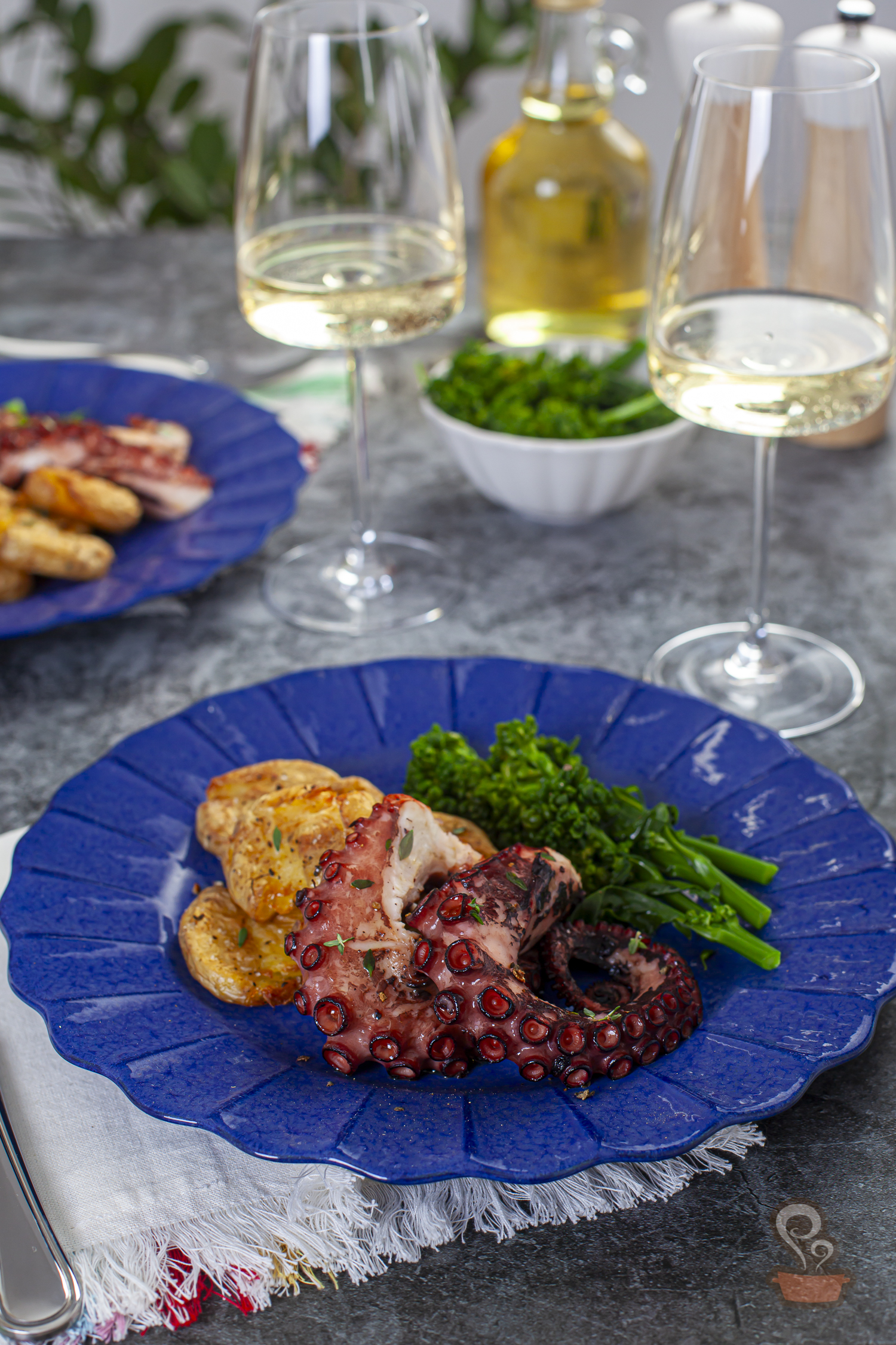 Polvo com batatas ao murro